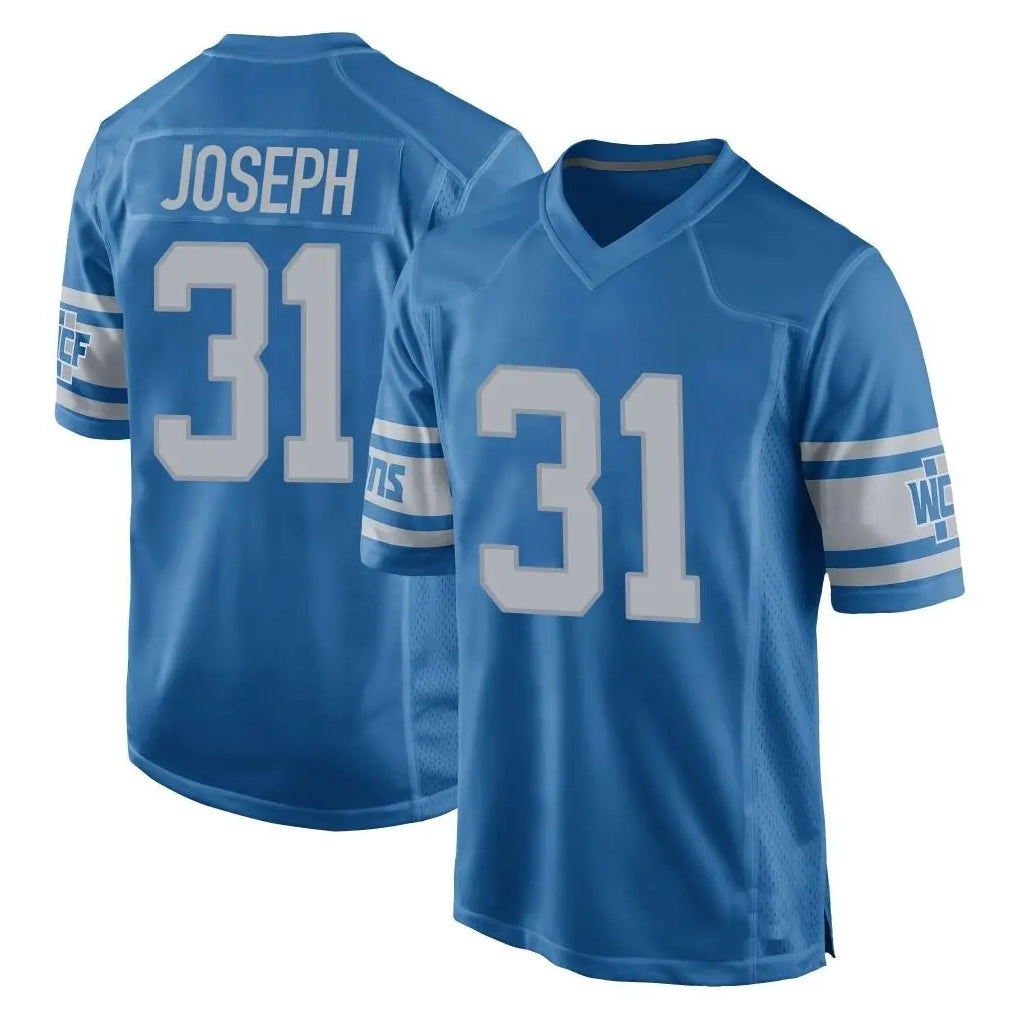 Johmsee D.Lions #31 Kerby Joseph Player Blue Vapor Untouchable Throwback Game Stitched Jerseys