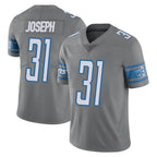 Johmsee D.Lions #31 Kerby Joseph Player Gray Vapor Untouchable Limited Home Game Stitched Jerseys
