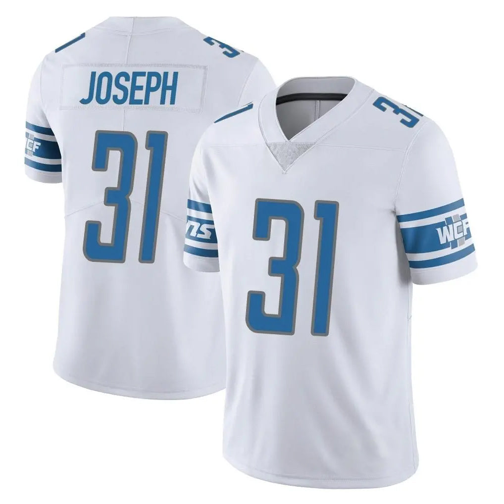 Johmsee D.Lions #31 Kerby Joseph Player White Limited Vapor Untouchable Home Game Stitched Jerseys