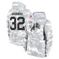 Johmsee D.Lions #32 Brian Branch Player Arctic Camo Salute to Service Hoodies Limited Game Stitched Jerseys