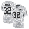 Johmsee D.Lions #32 Brian Branch Player Arctic Camo Salute to Service Limited Stitched Jerseys
