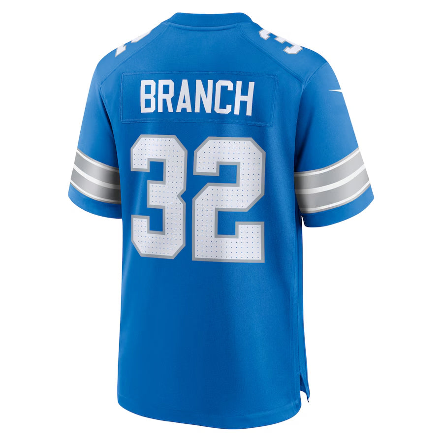 Johmsee D.Lions #32 Brian Branch Player Blue Home Game Stitched Jerseys
