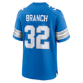 Johmsee D.Lions #32 Brian Branch Player Blue Home Game Stitched Jerseys