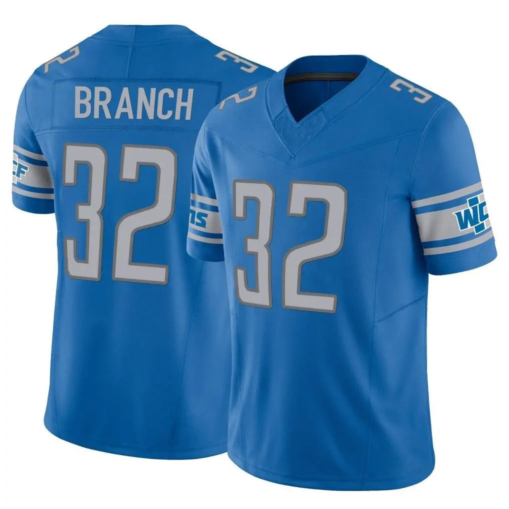 Johmsee D.Lions #32 Brian Branch Player Blue Vapor F.U.S.E. Limited Home Game Stitched Jerseys