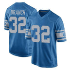 Johmsee D.Lions #32 Brian Branch Player Blue Vapor Untouchable Throwback Game Stitched Jerseys