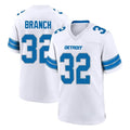 Johmsee D.Lions #32 Brian Branch Player White Alternate Home Game Stitched Jerseys