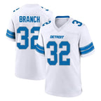 Johmsee D.Lions #32 Brian Branch Player White Alternate Home Game Stitched Jerseys