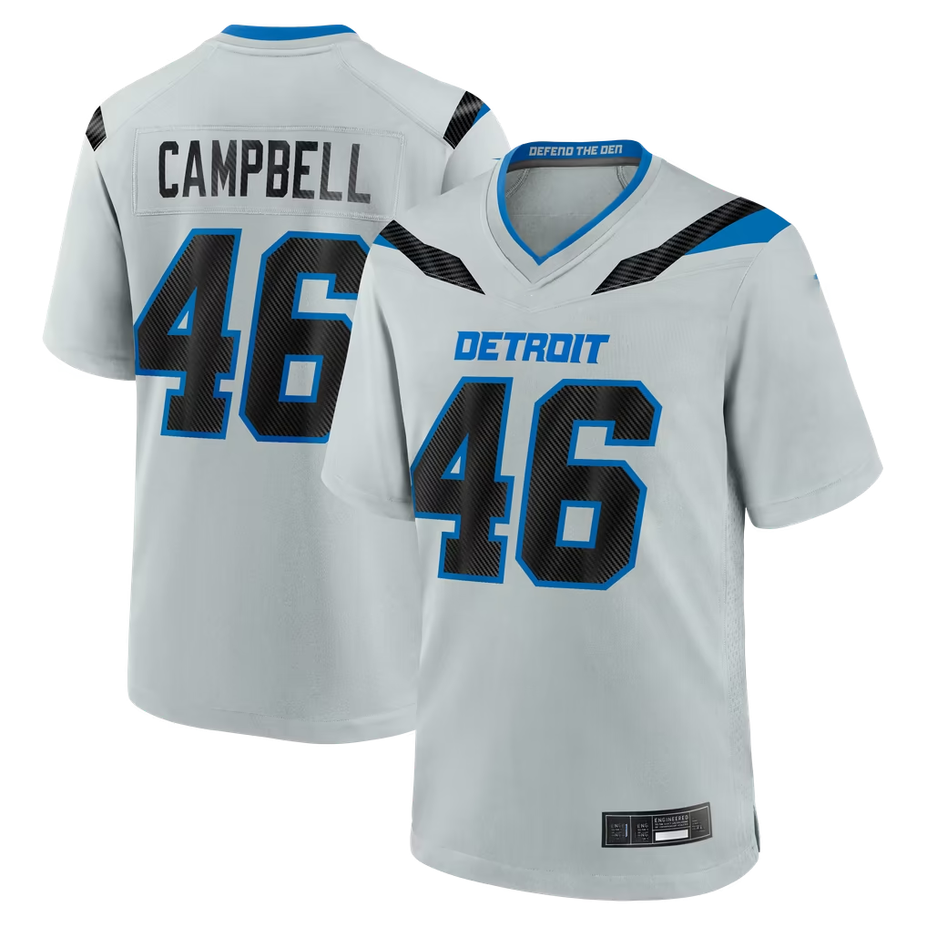 Johmsee D.Lions #46 Jack Campbell 2026 Rivalries Collection Game Stitched Jerseys