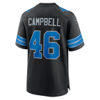 Johmsee D.Lions #46 Jack Campbell Black 2nd Alternate Game Stitched Jerseys