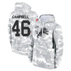 Johmsee D.Lions #46 Jack Campbell Player Arctic Camo Salute to Service Hoodies Limited Game Stitched Jerseys