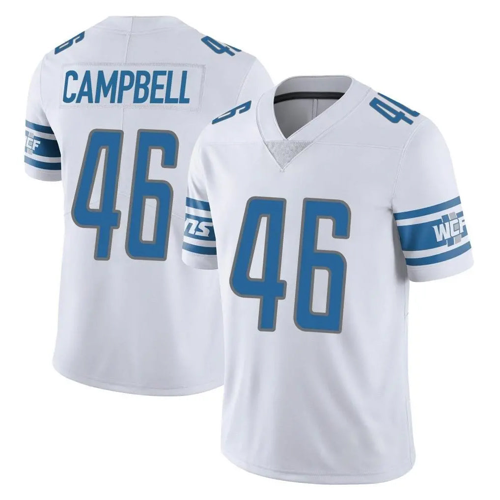 Johmsee D.Lions #46 Jack Campbell Player White Limited Vapor Untouchable Home Game Stitched Jerseys