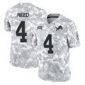 Johmsee D.Lions #4 D.J. Reed Player Arctic Camo Salute To Service Limited Stitched Jerseys