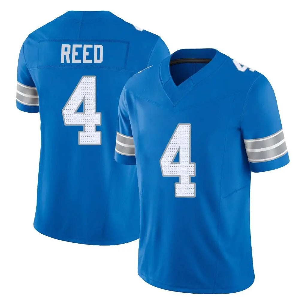 Johmsee D.Lions #4 D.J. Reed Player Blue Limited Vapor F.U.S.E. Alternate Home Game Stitched Jerseys