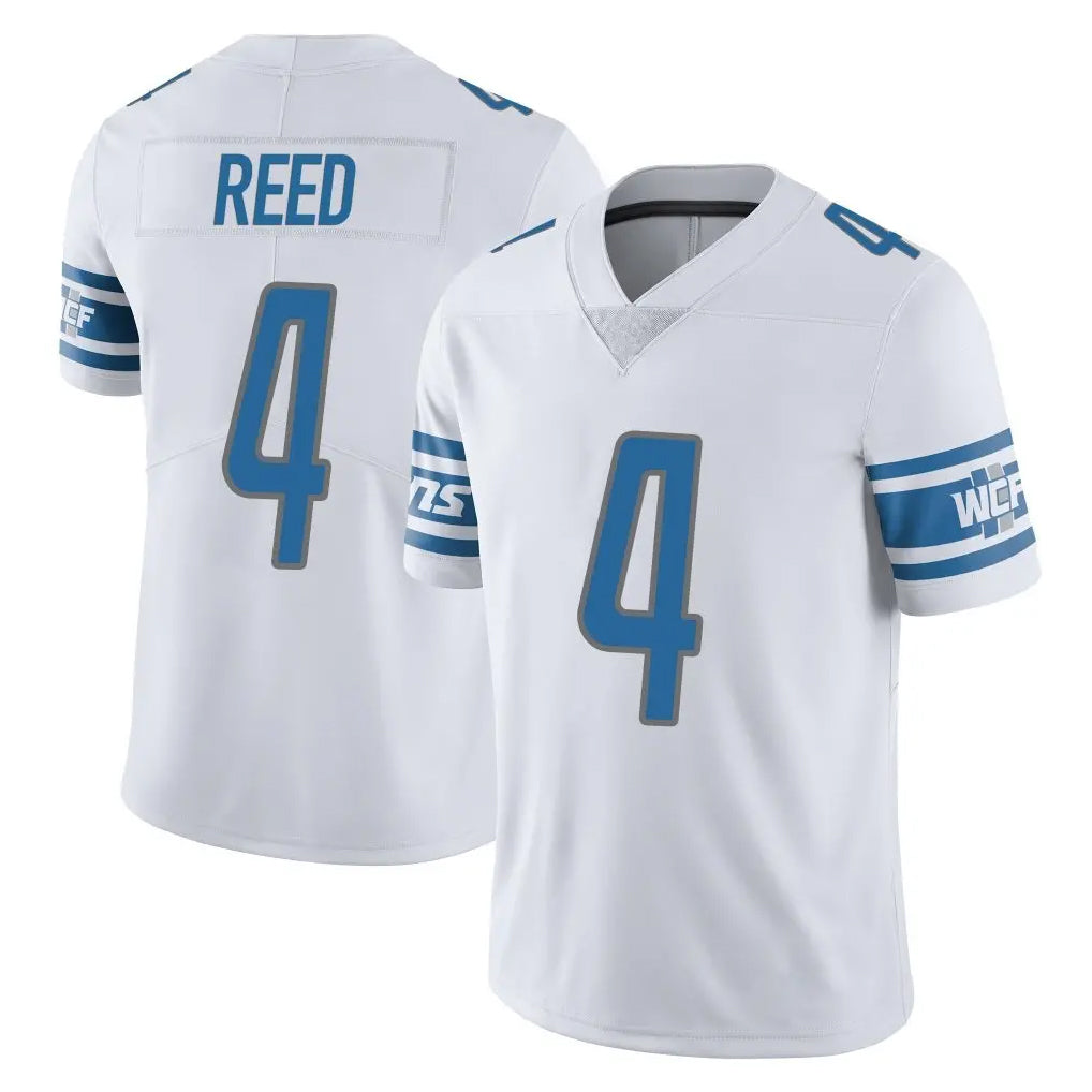Johmsee D.Lions #4 D.J. Reed Player White Limited Vapor Untouchable Home Game Stitched Jerseys