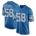 Johmsee D.Lions #58 Penei Sewell Player Blue Vapor Untouchable Throwback Game Stitched Jerseys