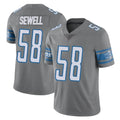 Johmsee D.Lions #58 Penei Sewell Player Gray Vapor Untouchable Limited Home Game Stitched Jerseys