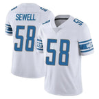 Johmsee D.Lions #58 Penei Sewell Player White Limited Vapor Untouchable Home Game Stitched Jerseys