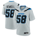 Johmsee D.Lions #58 Penei Sewell Silver 2026 Rivalries Collection Game Stitched Jerseys