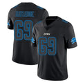 Johmsee D.Lions #69 Tate Ratledge Player Black Impact Limited Home Game Stitched Jerseys