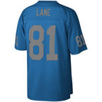 Johmsee D.Lions #81 Richard Lane Mitchell & Ness Blue Legacy Replica Jersey Stitched Puhic