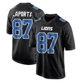 Johmsee D.Lions #87 Sam LaPorta Player Black Fashion Home Game Stitched Jerseys