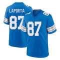 Johmsee D.Lions #87 Sam LaPorta Player Blue Alternate Home Game Stitched Jerseys