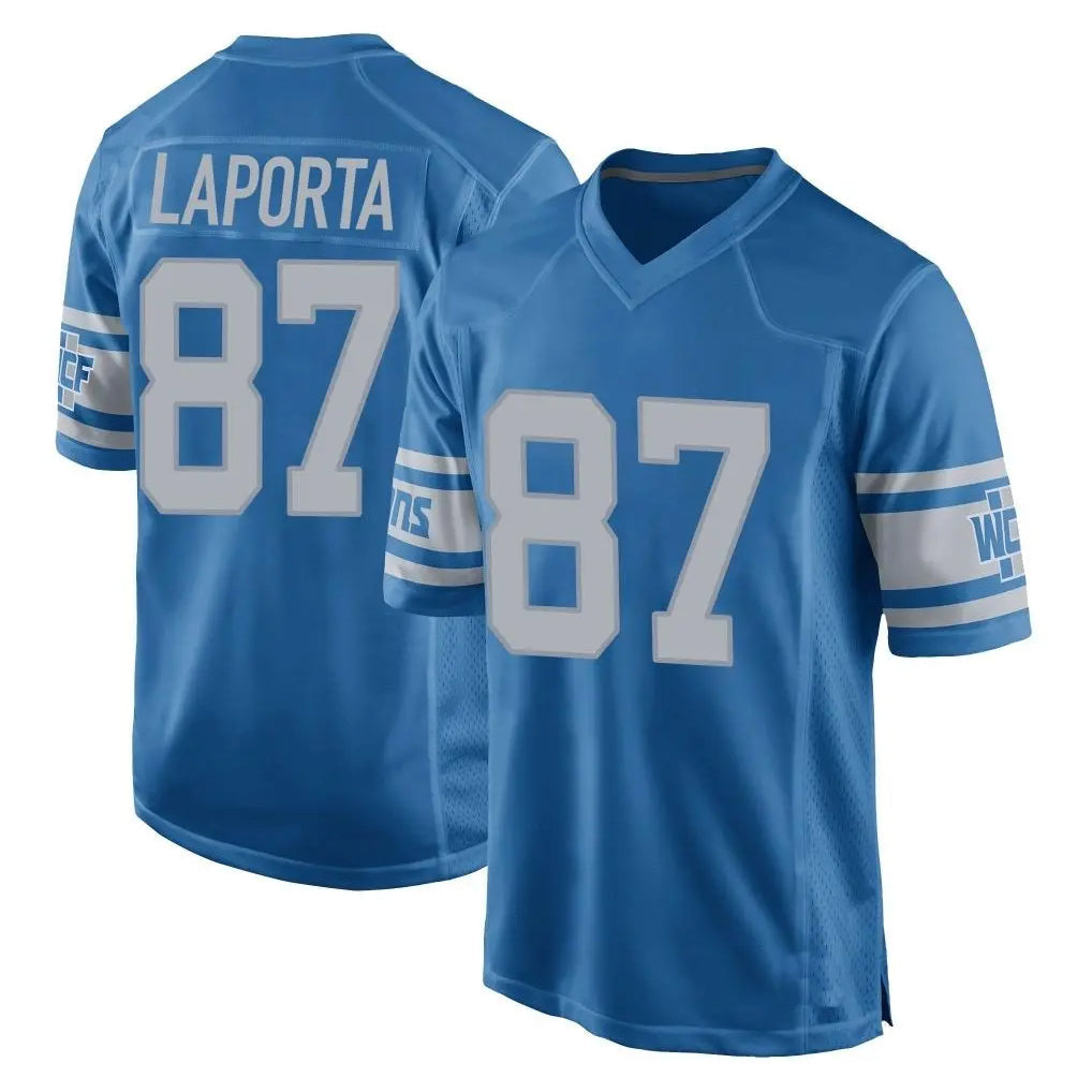 Johmsee D.Lions #87 Sam LaPorta Player Blue Vapor Untouchable Throwback Game Stitched Jerseys