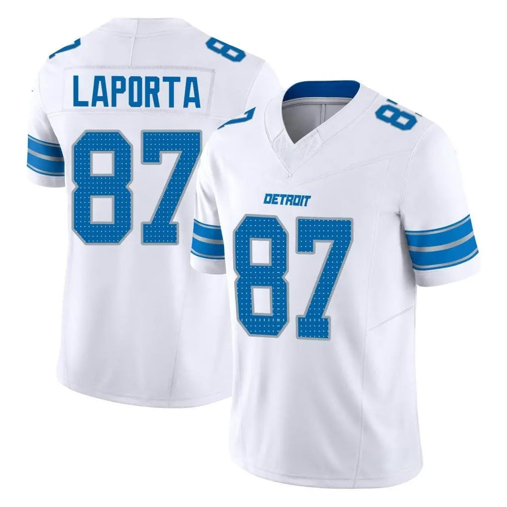 Johmsee D.Lions #87 Sam LaPorta Player White Limited Vapor F.U.S.E. Alternate Home Game Stitched Jerseys