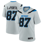 Johmsee D.Lions #87 Sam LaPorta Silver 2026 Rivalries Collection Game Stitched Jerseys