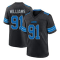 Johmsee D.Lions #91 Tyleik Williams Player Black Alternate Home Game Stitched Jerseys