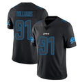 Johmsee D.Lions #91 Tyleik Williams Player Black Impact Limited Home Game Stitched Jerseys