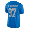 Johmsee D.Lions #97 Aidan Hutchinson Blue Vapor F.U.S.E. Alternate Limited Stitched Jerseys