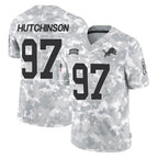 Johmsee D.Lions #97 Aidan Hutchinson Player Arctic Camo Salute To Service Limited Stitched Jerseys