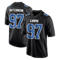 Johmsee D.Lions #97 Aidan Hutchinson Player Black Fashion Home Game Stitched Jerseys