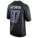 Johmsee D.Lions #97 Aidan Hutchinson Player Black Limited Fashion Stitched Jerseys