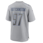 Johmsee D.Lions #97 Aidan Hutchinson Player Grey Atmosphere Fashion Stitched Jerseys