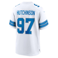 Johmsee D.Lions #97 Aidan Hutchinson White Game Stitched Jerseys