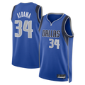 Johmsee D.Mavericks #34 Santi Aldama Blue Icon Edition Swingman Stitched Jerseys