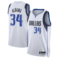 Johmsee D.Mavericks #34 White Santi Aldama Association Edition Swingman Stitched Jerseys