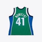 Johmsee D.Mavericks #41Dirk Nowitzki Mitchell & Ness Swingman Stitched Jerseys 2004