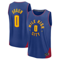 Johmsee D.Nuggets #0 Christian Braun Blue Fast Break Replica Player Jerseys - Statement Edition