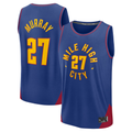 Johmsee D.Nuggets #27 Jamal Murray Blue Fast Break Replica Player Jerseys - Statement Edition