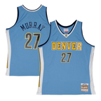 Johmsee D.Nuggets #27 Jamal Murray Mitchell & Ness Powder Blue 2016-17 Throwback Swingman Jerseys