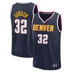 Johmsee D.Nuggets #32 Aaron Gordon Navy Fast Break Replica Jerseys - Icon Edition