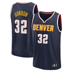 Johmsee D.Nuggets #32 Aaron Gordon Navy Fast Break Replica Player Jerseys - Icon Edition