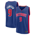 Johmsee D.Pistons #9 Ausar Thompson  Blue Fast Break Jerseys - Icon Edition