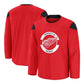 D.Red Wings Fanatics Home Practice Jersey - Red Stitched American Hockey Jerseys