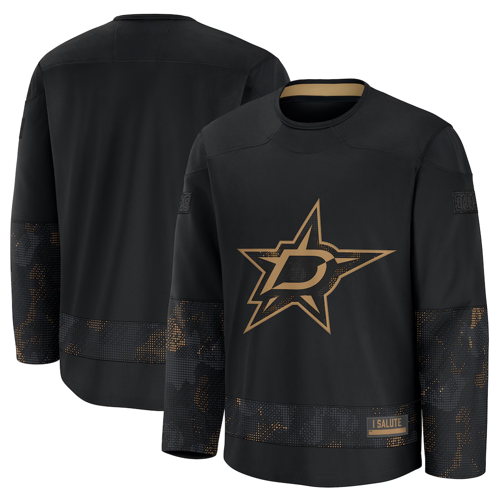 Johmsee D.Stars Black 2024 Military Appreciation Practice Jerseys
