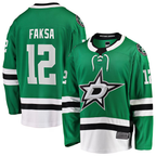 Johmsee D.Stars #12 Radek Faksa Kelly Green Home Breakaway Jerseys