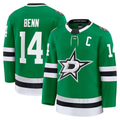 Johmsee D.Stars #14 Jamie Benn Kelly Green Home Premium Jerseys